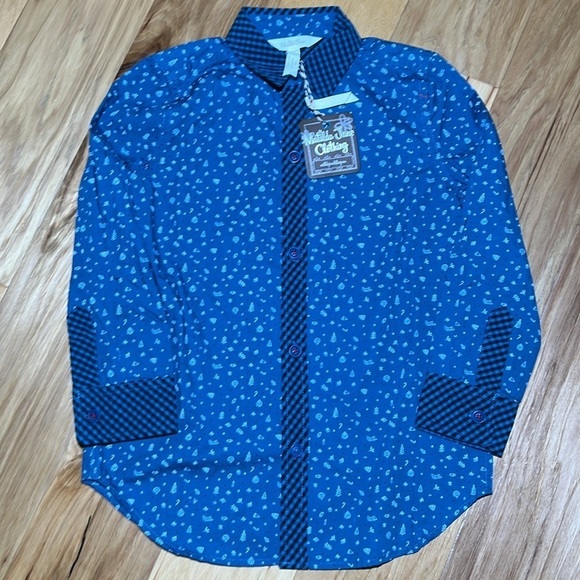 Matilda Jane JACK FROST Shirt Holiday Print - Picture 4 of 7